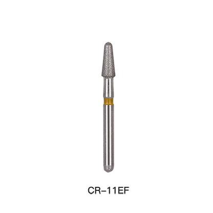 AZDENT Diamond Bur FG CR 11EF Round End Cone 5pcs/Pack-azdentall.com