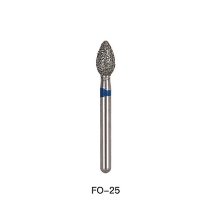 AZDENT Diamond Bur FG FO 25 Flame 5pcs/Pack-azdentall.com