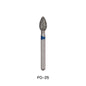 AZDENT Diamond Bur FG FO 25 Flame 5pcs/Pack-azdentall.com