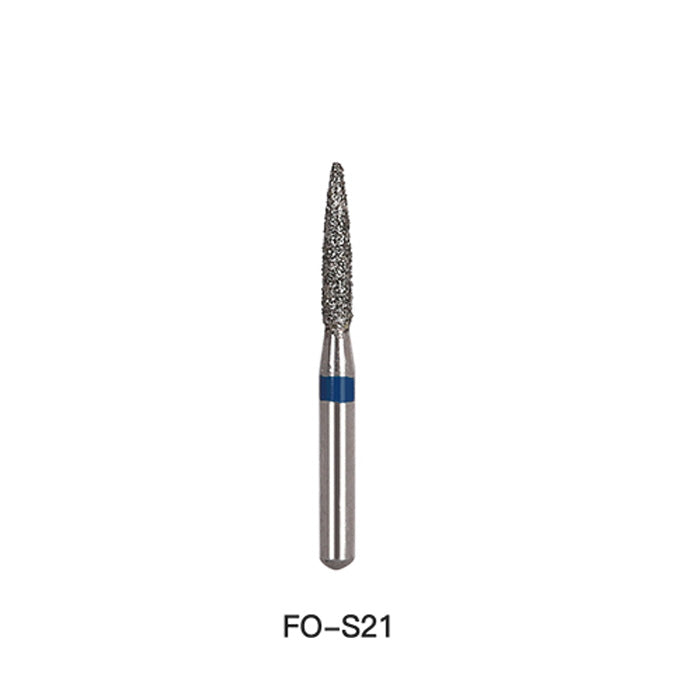 AZDENT Diamond Bur FG FO S21 Flame 5pcs/Pack-azdentall.com