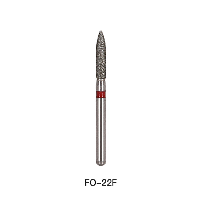 AZDENT Diamond Bur FG FO 22F Flame 5pcs/Pack-azdentall.com