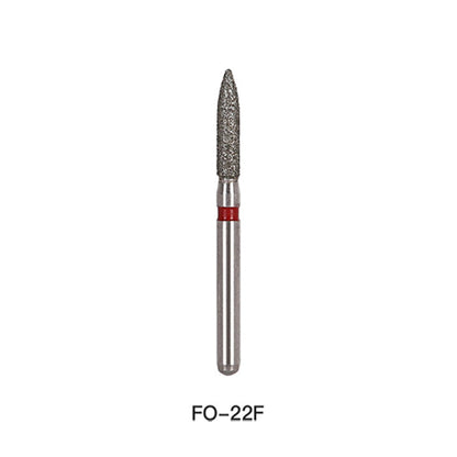 AZDENT Diamond Bur FG FO 22F Flame 5pcs/Pack-azdentall.com