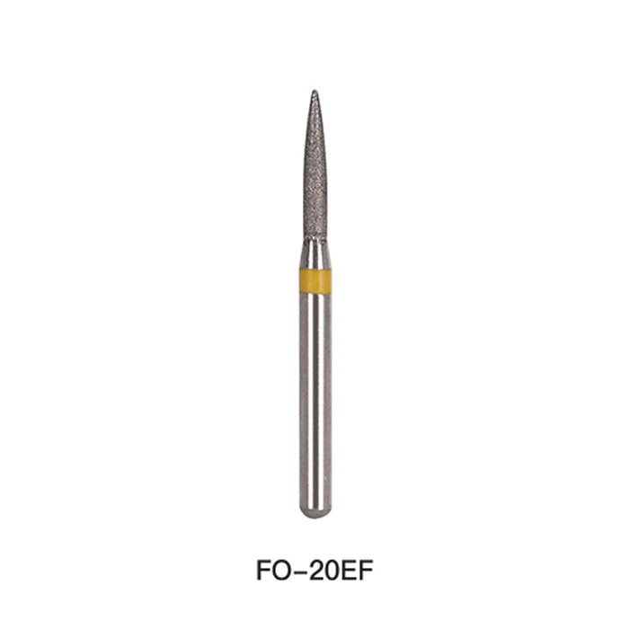 AZDENT Diamond Bur FG FO 20EF Flame 5pcs/Pack-azdentall.com