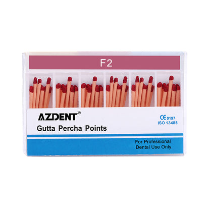 AZDENT Gutta Percha Points F Series Assorted F1, F2, F3 60/Box