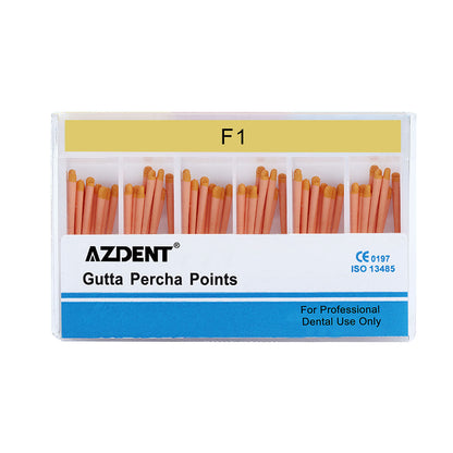 AZDENT Gutta Percha Points F Series Assorted F1, F2, F3 60/Box