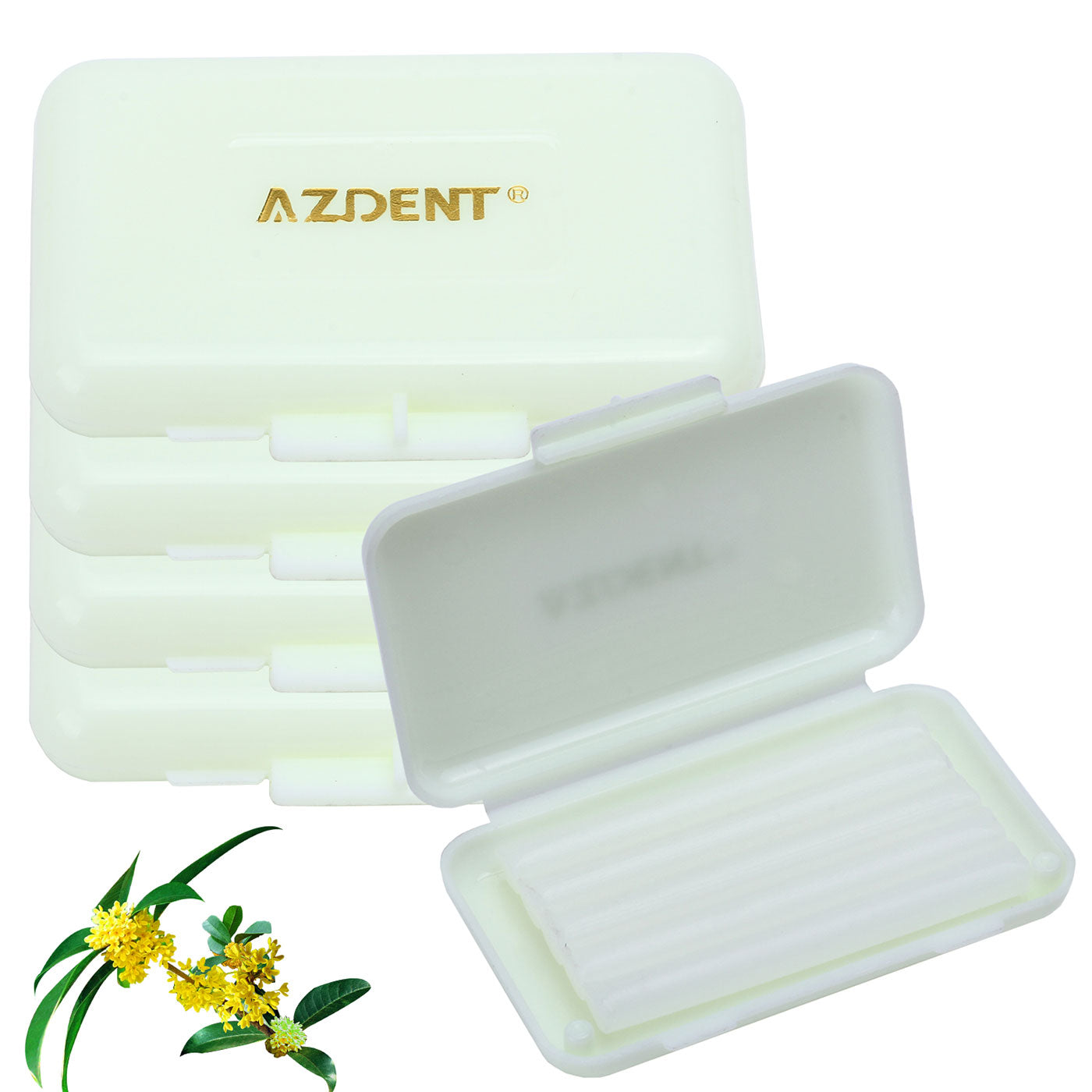 5 Boxes AZDENT Orthodontic Wax Osmanthus 5 Strips/Box. Adheres to Orthodontic - azdentall.com