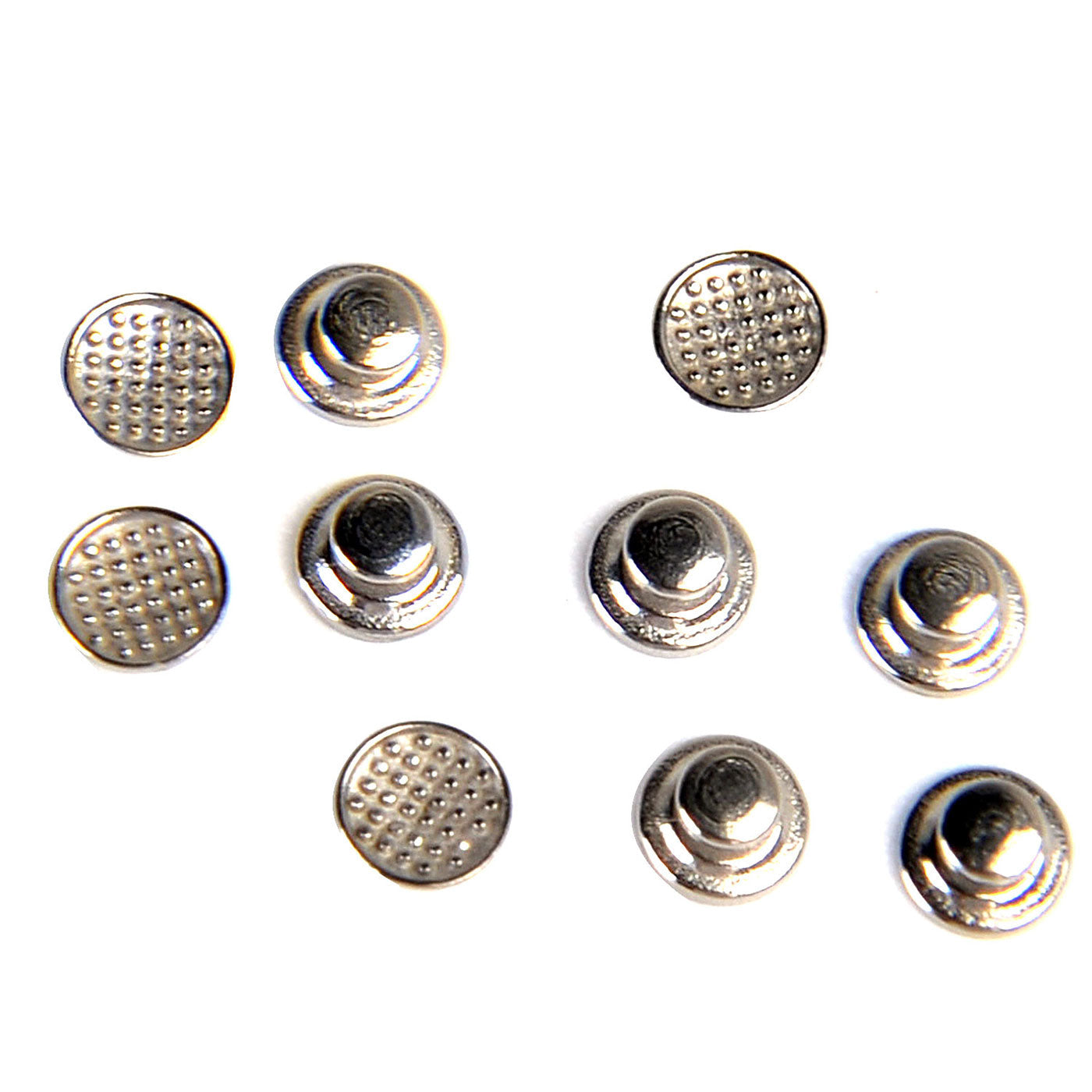 AZDENT Dental Lingual Button Bondable Stainless Steel Round Base 10pcs/Bag - azdentall.com