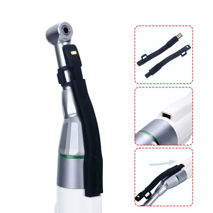 Dental Mini Wireless LED Endo Motor 16:1 Reduction Contra Angle 6 Memory Set-azdentall.com