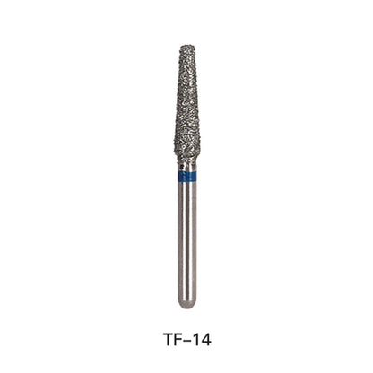 AZDENT Diamond Bur TF 14 Flat Cone 5pcs/Pack-azdentall.com