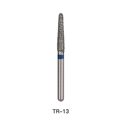 AZDENT Diamond Bur TR 13 Round End Cone 5pcs/Pack-azdentall.com