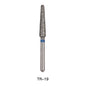 AZDENT Diamond Bur TR 19 Round End Cone 5pcs/Pack-azdentall.com