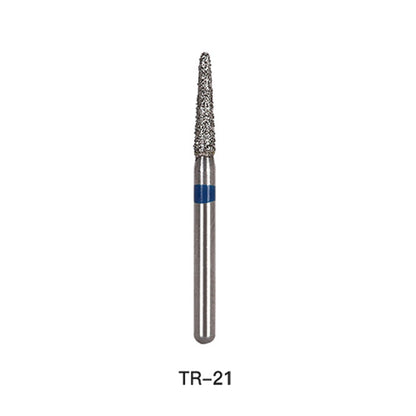 AZDENT Diamond Bur TR Series Full Size Round End Cone 5pcs/Pack