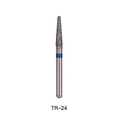 AZDENT Diamond Bur TR 24 Round End Cone 5pcs/Pack-azdentall.com