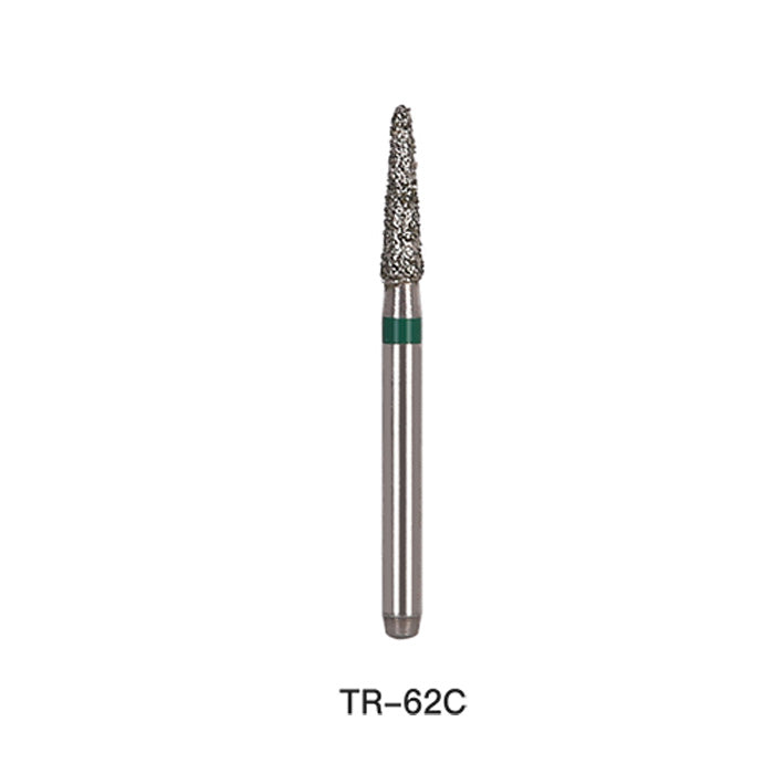 AZDENT Diamond Bur TR Series Full Size Round End Cone 5pcs/Pack