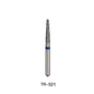 AZDENT Diamond Bur TR Series Full Size Round End Cone 5pcs/Pack