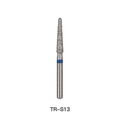 AZDENT Diamond Bur TR Series Full Size Round End Cone 5pcs/Pack