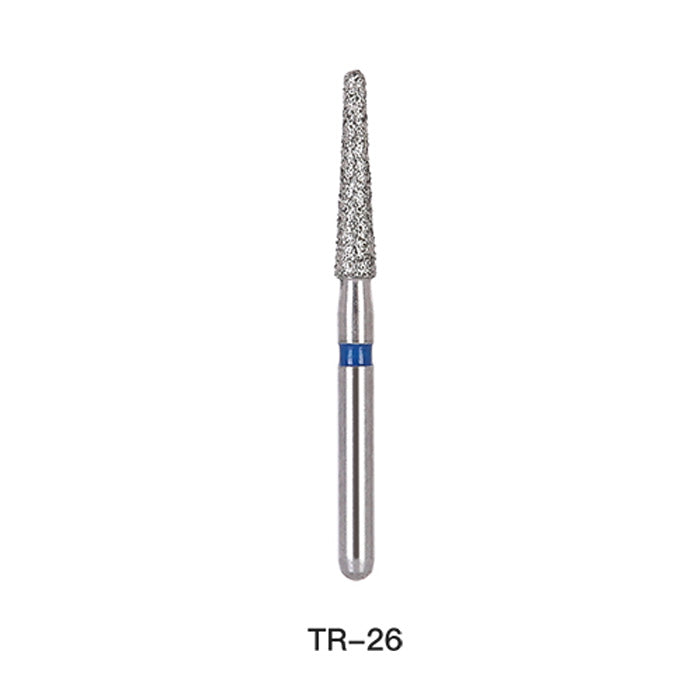 AZDENT Diamond Bur TR Series Full Size Round End Cone 5pcs/Pack