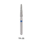 AZDENT Diamond Bur TR Series Full Size Round End Cone 5pcs/Pack