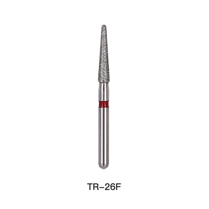 AZDENT Diamond Bur TR Series Full Size Round End Cone 5pcs/Pack