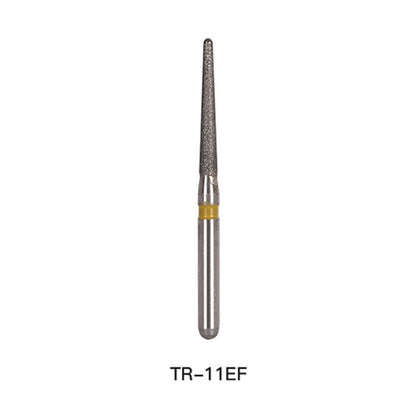 AZDENT Diamond Bur TR Series Full Size Round End Cone 5pcs/Pack