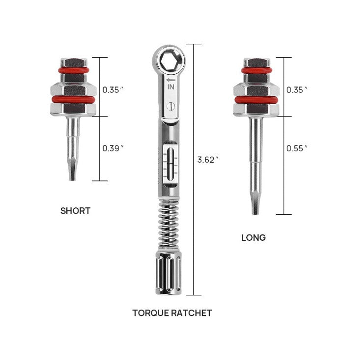 Dental Implant Wrench & Drivers Kit, 10-40Ncm Torque Wrench With 12pcs Drivers - azdentall.com