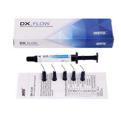 Dental Flowable Light Cure Composite Medium Flow A1/A2/A3 Syringe - azdentall.com