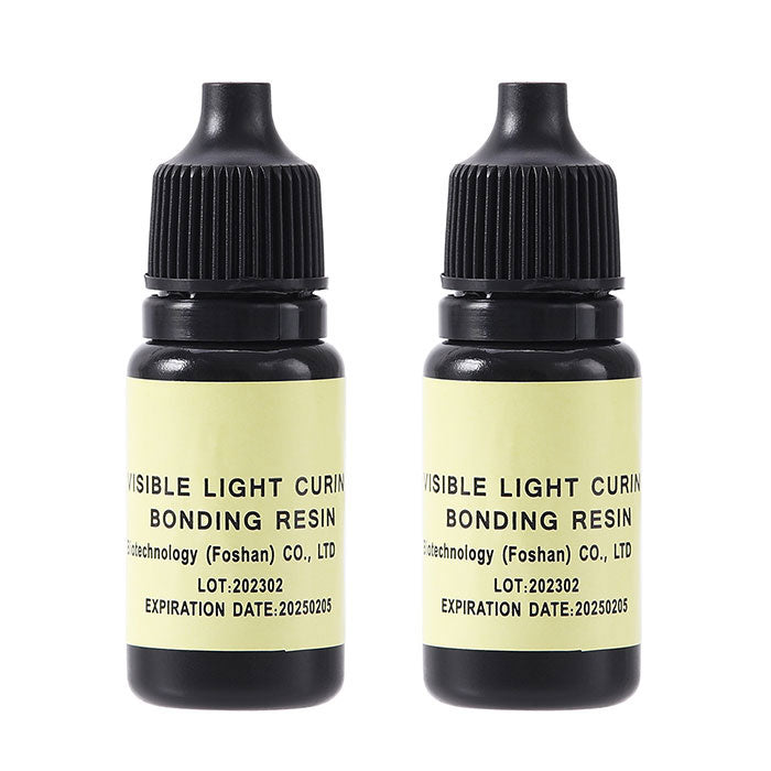 2 Bottle Dental Visible Universal Light Cure Dentin Enamel Resin Bonding Adhesive 5ml/Bottle - azdentall.com