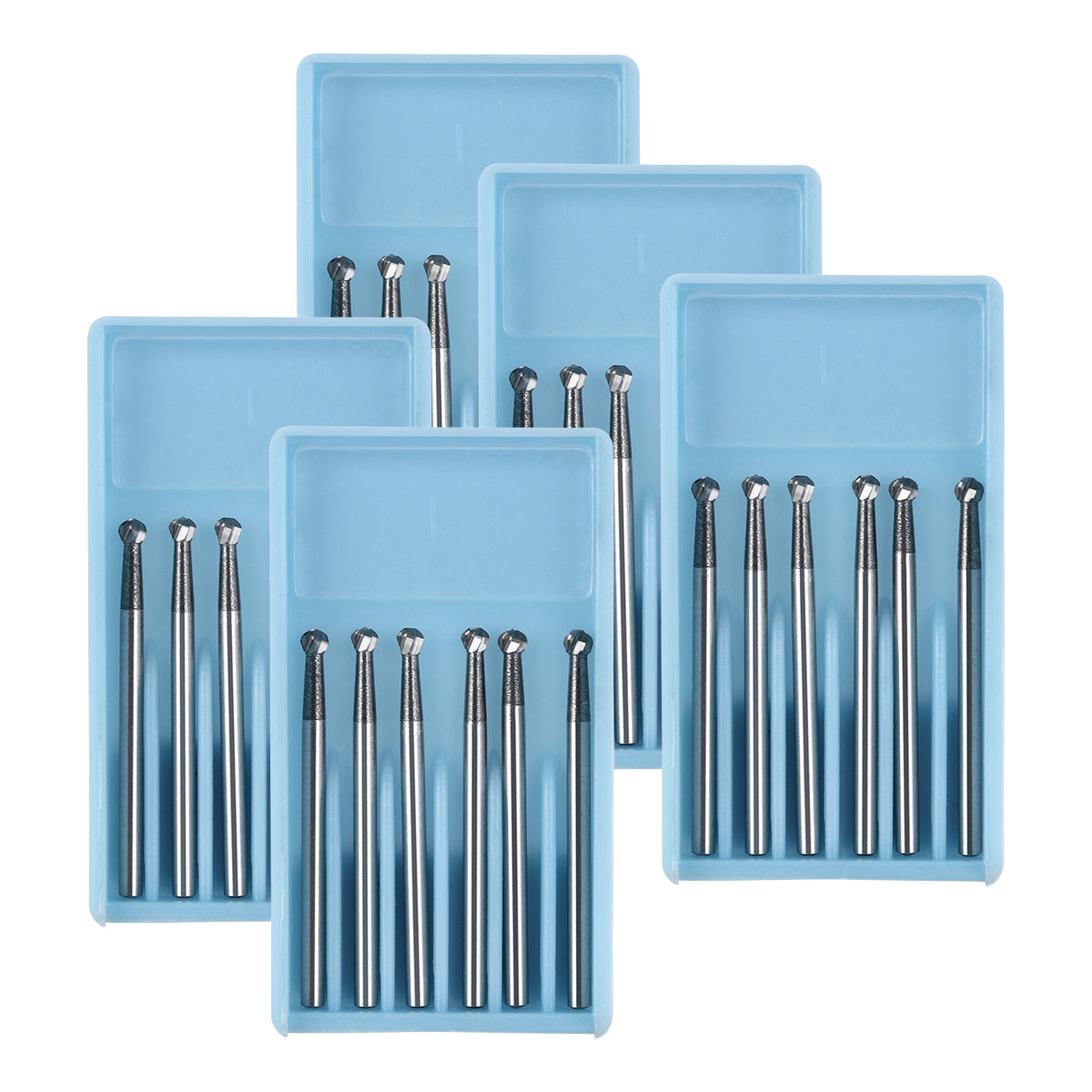 Dental FG #6 SL Surgical Length Round 25mm Carbide Burs 6pcs/Box-azdentall.com