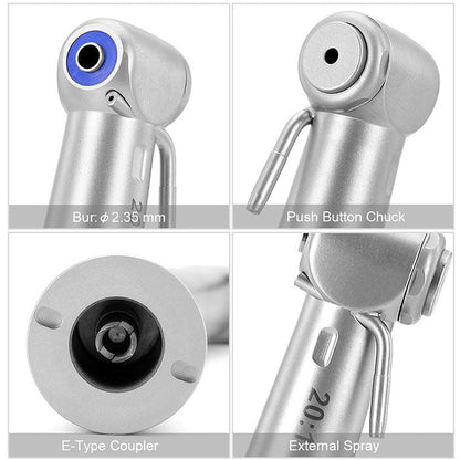 Dental Implant Reduction 20:1 Low Speed Contra Angle Handpiece Push Button - azdentall.com