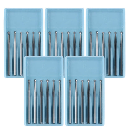 Dental FG #4 SL Surgical Length Round 25mm Carbide Burs 6pcs/Box-azdentall.com