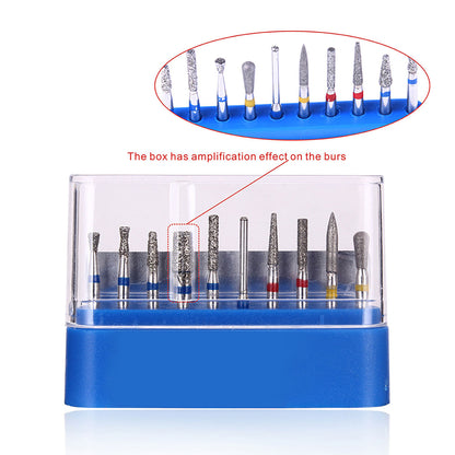 AZDENT Diamond Bur FG-104 Inlay Preparation Kit 10pcs/Kit-azdentall.com