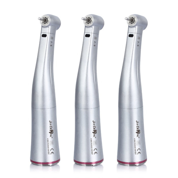 Dental 1:5 Increasing Electric Fiber Optic Contra Angle Handpiece Internal Four Way Spray