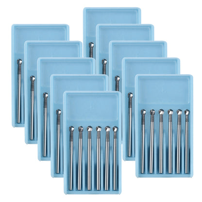 Dental FG #8 SL Surgical Length Round 25mm Carbide Burs 6pcs/Box-azdentall.com