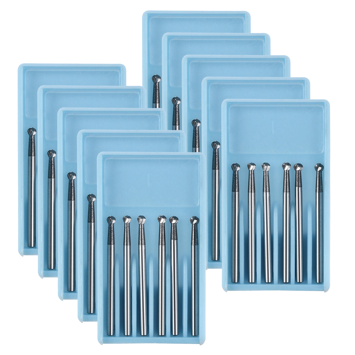 Dental FG #6 SL Surgical Length Round 25mm Carbide Burs 6pcs/Box-azdentall.com