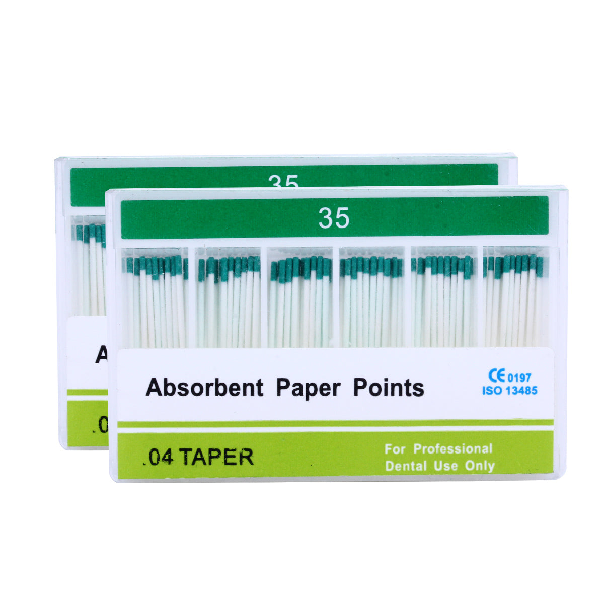 Absorbent Paper Points #15-40 Taper Size 0.04 Color Coded 7 Models 100/Box-azdentall.com