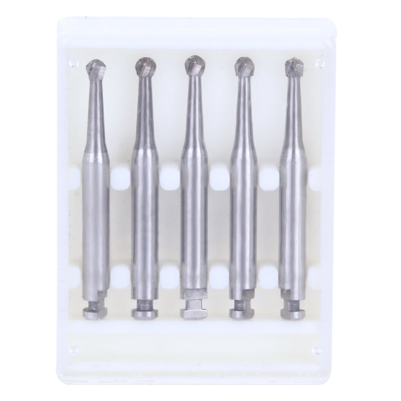 Dental RA #6 Round Carbide Bur for Slow Speed Latch 1.8mm 5pcs/Box-azdentall.com