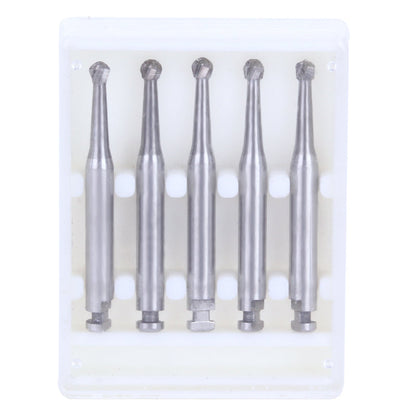 Dental RA #6 Round Carbide Bur for Slow Speed Latch 1.8mm 5pcs/Box-azdentall.com