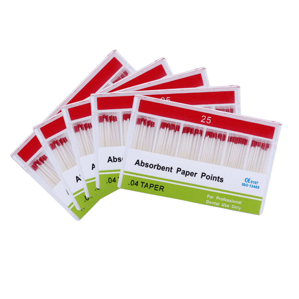 Absorbent Paper Points #15-40 Taper Size 0.04 Color Coded 7 Models 100/Box-azdentall.com