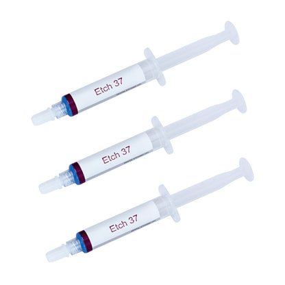 3 Pcs Dental Acid Etching Gel 37% Phosphoric Enamel Dentin 5ml/Syringe - azdentall.com