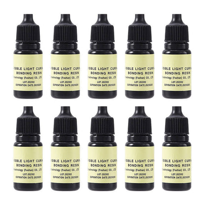 10 Bottles Dental Visible Universal Light Cure Dentin Enamel Resin Bonding Adhesive 5ml/Bottle - azdentall.com