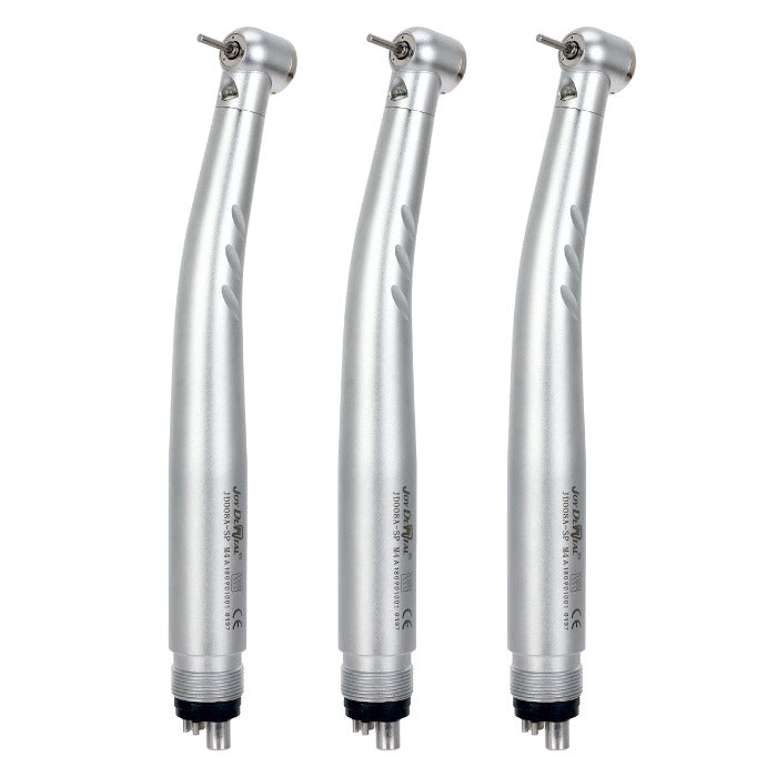 Dental E-generator Integrated LED High Speed Handpiece Push Button 2/4 Hole Triple Water Spray