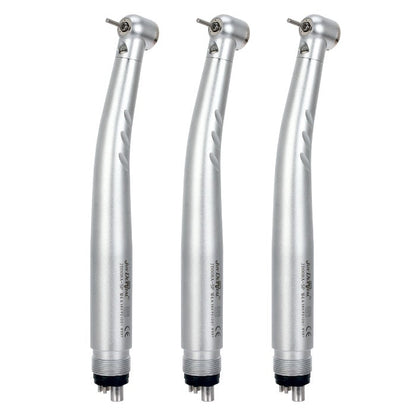 Dental E-generator Integrated LED High Speed Handpiece Push Button 2/4 Hole Triple Water Spray