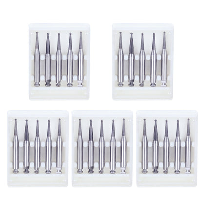 Dental RA #1 Round Carbide Bur for Slow Speed Latch 0.8mm 5pcs/Box-azdentall.com