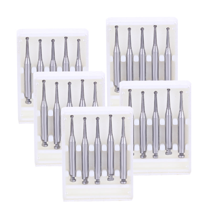 Dental RA #3 Round Carbide Bur for Slow Speed Latch 1.2mm 5pcs/Box-azdentall.com