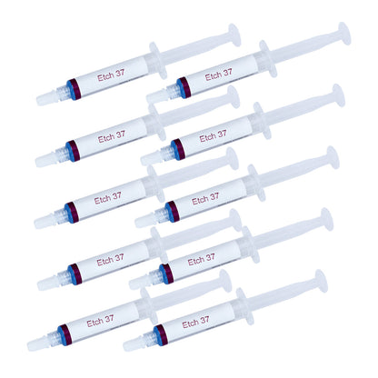 10 Pcs Dental Acid Etching Gel 37% Phosphoric Enamel Dentin 5ml/Syringe - azdentall.com
