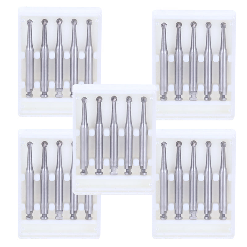 Dental RA #6 Round Carbide Bur for Slow Speed Latch 1.8mm 5pcs/Box-azdentall.com