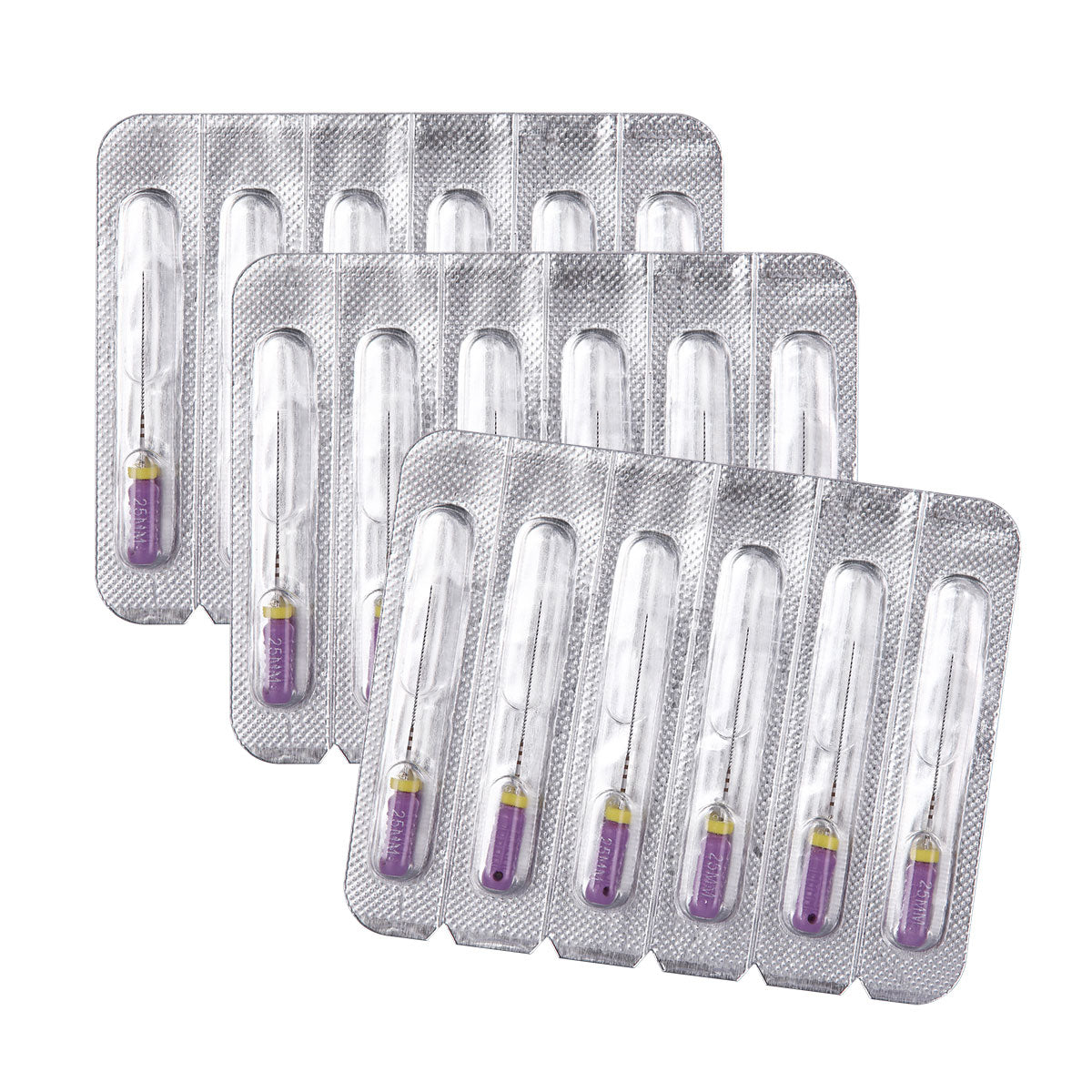 Dental C Files Hand Use Stainless Steel 25mm #10 6pcs/Pack-azdentall.com