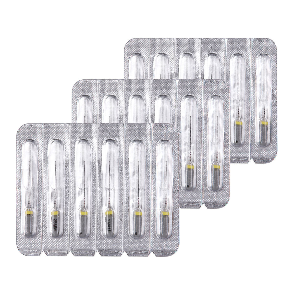 Dental C Files Hand Use Stainless Steel 25mm #8 6pcs/Pack-azdentall.com