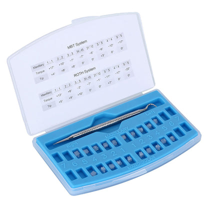 AZDENT Dental Orthodontic Self-ligating Ceramic Bracket Braces Roth/MBT .022 345Hooks 20pcs/Box - azdentall.com