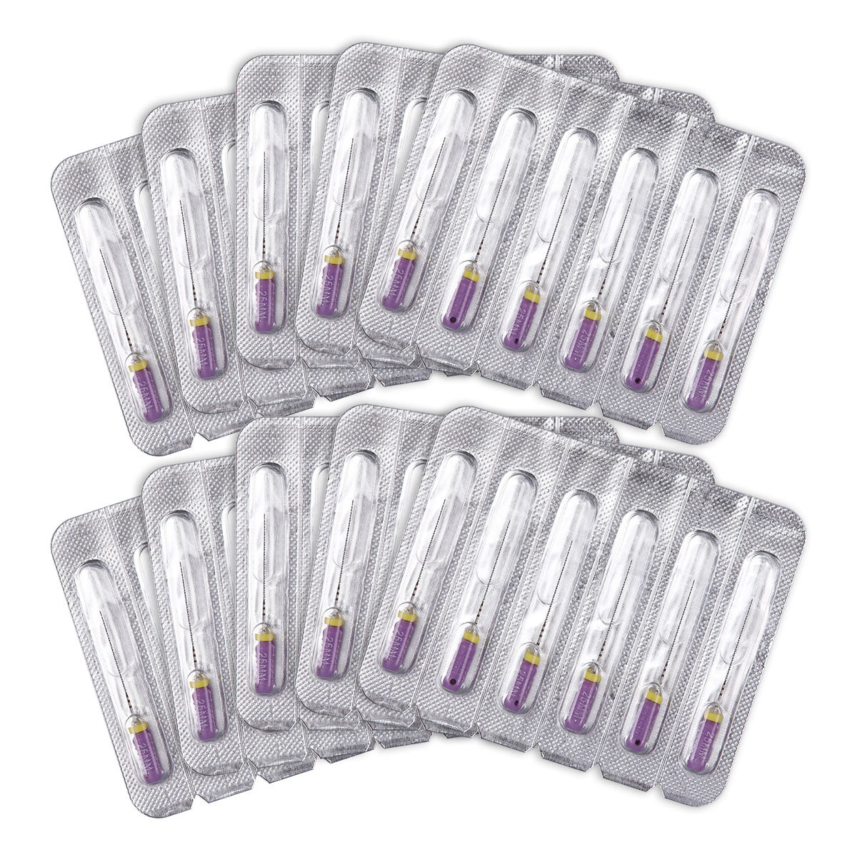 Dental C Files Hand Use Stainless Steel 25mm #10 6pcs/Pack-azdentall.com